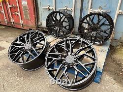 Ford Transit Custom 19 Alloy Wheels Ford Style Gloss Black 5x160