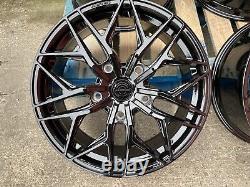 Ford Transit Custom 19 Alloy Wheels Ford Style Gloss Black 5x160