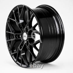 Ford Transit Custom MK2 20 Gloss Black VLRT Style Alloy Wheels 24+ UK STOCK