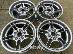 Fully Refurbished Genuine BMW Style 66 Alloy Wheels RARE 9J STAGGERED SET