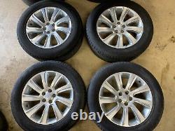 GENUINE 4 X Land Rover 18 Style L550 SILVER Alloy Wheels Discovery Sport Evoque