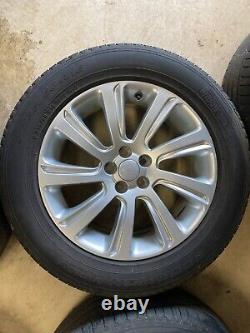 GENUINE 4 X Land Rover 18 Style L550 SILVER Alloy Wheels Discovery Sport Evoque