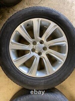GENUINE 4 X Land Rover 18 Style L550 SILVER Alloy Wheels Discovery Sport Evoque