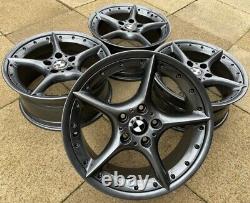 GENUINE BMW 18 BBS Style 108 Alloy Wheels-REFURBISHED-STAGGERED 1,3 &Z SERIES