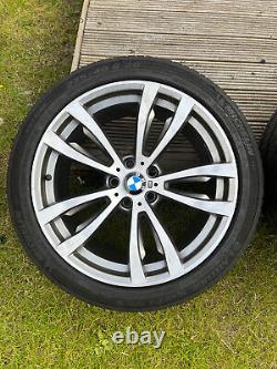 GENUINE BMW X5 X6 20 style 469 M Sport Alloy Wheels & Tyres F15 F16 E70