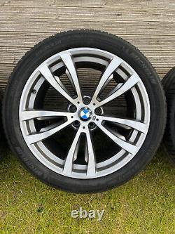 GENUINE BMW X5 X6 20 style 469 M Sport Alloy Wheels & Tyres F15 F16 E70