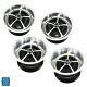Gm 15 X 8 & 15 X 10 Magnum Ss Style Alloy Wheel Set With Center Caps Set Of 4