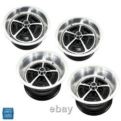 GM 15 x 8 & 15 x 10 Magnum SS Style Alloy Wheel Set With Center Caps Set of 4