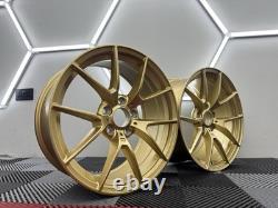 GOLD 19 CS STYLE ALLOY WHEELS BMW E90 E92 E93 3 SERIES 335i 763 330i 335d 763M