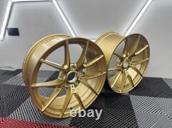 GOLD 19 CS STYLE ALLOY WHEELS BMW E90 E92 E93 3 SERIES 335i 763 330i 335d 763M