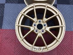 GOLD 19 CS STYLE ALLOY WHEELS BMW E90 E92 E93 3 SERIES 335i 763 330i 335d 763M