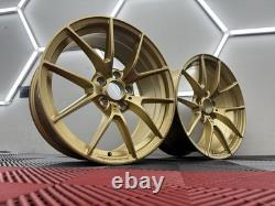 GOLD 19 CS STYLE ALLOY WHEELS BMW E90 E92 E93 3 SERIES 335i 763 330i 335d 763M