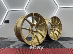 GOLD 19 CS STYLE ALLOY WHEELS BMW E90 E92 E93 3 SERIES 335i 763 330i 335d 763M