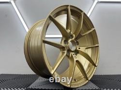GOLD 19 CS STYLE ALLOY WHEELS BMW E90 E92 E93 3 SERIES 335i 763 330i 335d 763M