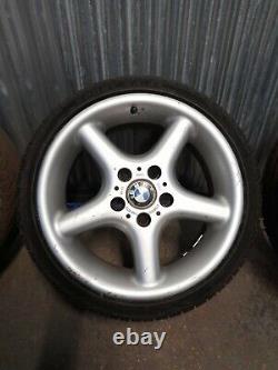 Genuine 17 Bmw Style 18 Alloy wheels alloys STAGGERED With Tyres E36 E46 E34 Z3