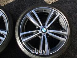 Genuine 19 Bmw Style 442 Alloy Wheels + Tyres Series F30 F31 3 Series F32 4 Z4