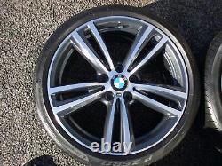 Genuine 19 Bmw Style 442 Alloy Wheels + Tyres Series F30 F31 3 Series F32 4 Z4