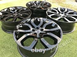 Genuine 20 Range Rover Evoque Alloy Wheels (gloss Black!) Style 6 504, Mint