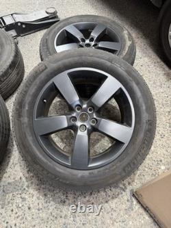 Genuine 20-inch Land Rover Defender Style 5098 alloy wheels in a dark satin grey