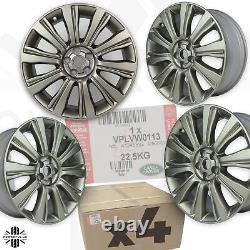 Genuine Alloy Wheels x4 in Satin Grey Gold 10 Spoke 19 Land Rover Freelander 2