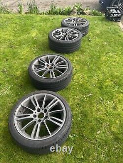Genuine BMW 18 Alloy Wheels MV3 Style 193 E90 staggered 5x120 E91 E92 with tyre