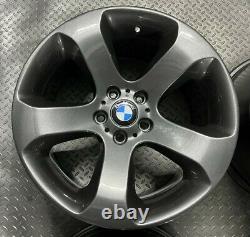 Genuine BMW 19 Style 132 Alloy Wheels Gun Metal Grey X5 E53 E90 E60 E92 E93