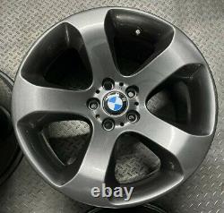 Genuine BMW 19 Style 132 Alloy Wheels Gun Metal Grey X5 E53 E90 E60 E92 E93