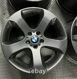 Genuine BMW 19 Style 132 Alloy Wheels Gun Metal Grey X5 E53 E90 E60 E92 E93