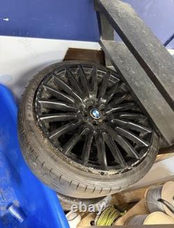 Genuine BMW 21 Style 629 Alloy Wheels Set 6 Series GT G32 G11 G12 Black