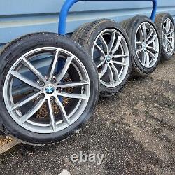 Genuine BMW 5 series Style 662M 18 alloy wheels & tyres g30 series msport 5x112