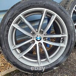 Genuine BMW 5 series Style 662M 18 alloy wheels & tyres g30 series msport 5x112