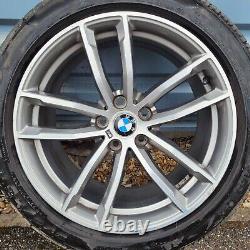 Genuine BMW 5 series Style 662M 18 alloy wheels & tyres g30 series msport 5x112