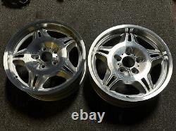 Genuine BMW E36 Style 24 Alloy Wheels 17 5x120 X 2 7.5j Fronts Diamond Cut