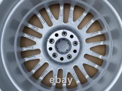 Genuine BMW E46 3-Series MV1 Style 72M 18 Staggered Alloys Wheels Rims Silver
