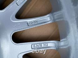 Genuine BMW E46 3-Series MV1 Style 72M 18 Staggered Alloys Wheels Rims Silver