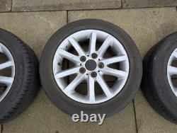 Genuine BMW E46 3 Series Style 136 Spider Spoke 4x Alloy Wheels (36116762299)