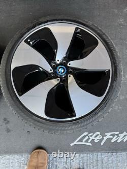Genuine BMW I8 Alloy Wheels style 444 & yoko winter tyres. 215 45 R20 TPM 7+mm