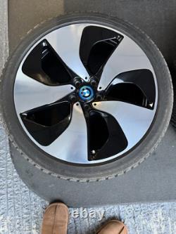 Genuine BMW I8 Alloy Wheels style 444 & yoko winter tyres. 215 45 R20 TPM 7+mm