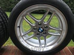 Genuine BMW Style 37 M Parallel Alloy Wheels and Tyres 18 E38 E34 E36
