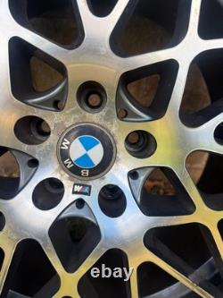 Genuine BMW Style 666M 19-inch polished alloy wheel complete with tyre