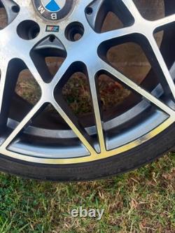 Genuine BMW Style 666M 19-inch polished alloy wheel complete with tyre