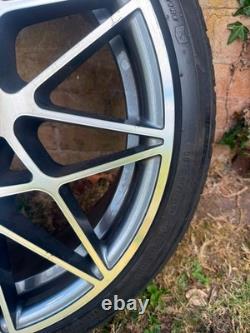 Genuine BMW Style 666M 19-inch polished alloy wheel complete with tyre
