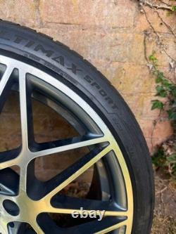 Genuine BMW Style 666M 19-inch polished alloy wheel complete with tyre