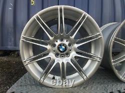 Genuine Bmw 19'' Style 225 Mv4 Alloy Wheels No Cracks 3 Series E90 E91 E92 E93
