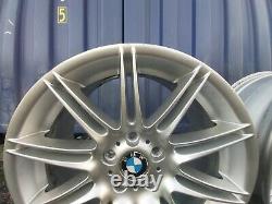 Genuine Bmw 19'' Style 225 Mv4 Alloy Wheels No Cracks 3 Series E90 E91 E92 E93