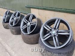 Genuine Bmw 4x18 Style 208m Refurbished Anthracite Alloy Wheels E81 F20 F87