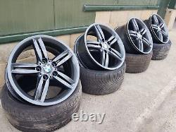 Genuine Bmw 4x18 Style 208m Refurbished Anthracite Alloy Wheels E81 F20 F87