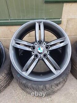 Genuine Bmw 4x18 Style 208m Refurbished Anthracite Alloy Wheels E81 F20 F87