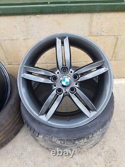 Genuine Bmw 4x18 Style 208m Refurbished Anthracite Alloy Wheels E81 F20 F87