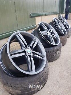 Genuine Bmw 4x18 Style 208m Refurbished Anthracite Alloy Wheels E81 F20 F87